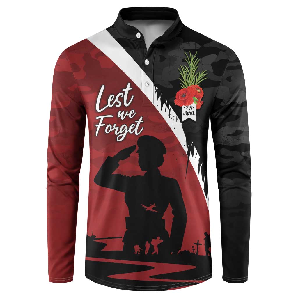 Anzac Day Women Veteran Button Sweatshirt Ode of Remembrance