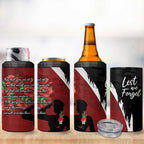 Anzac Day Women Veteran 4 in 1 Can Cooler Tumbler Ode of Remembrance