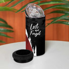 Anzac Day Women Veteran 4 in 1 Can Cooler Tumbler Ode of Remembrance