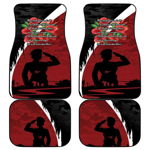 Anzac Day Women Veteran Car Mats Ode of Remembrance