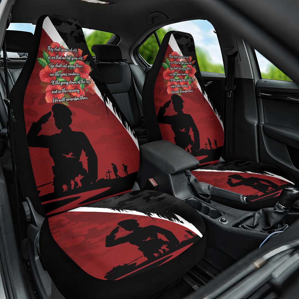 Anzac Day Women Veteran Car Seat Cover Ode of Remembrance