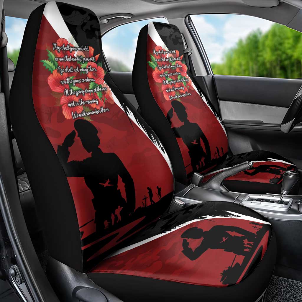Anzac Day Women Veteran Car Seat Cover Ode of Remembrance