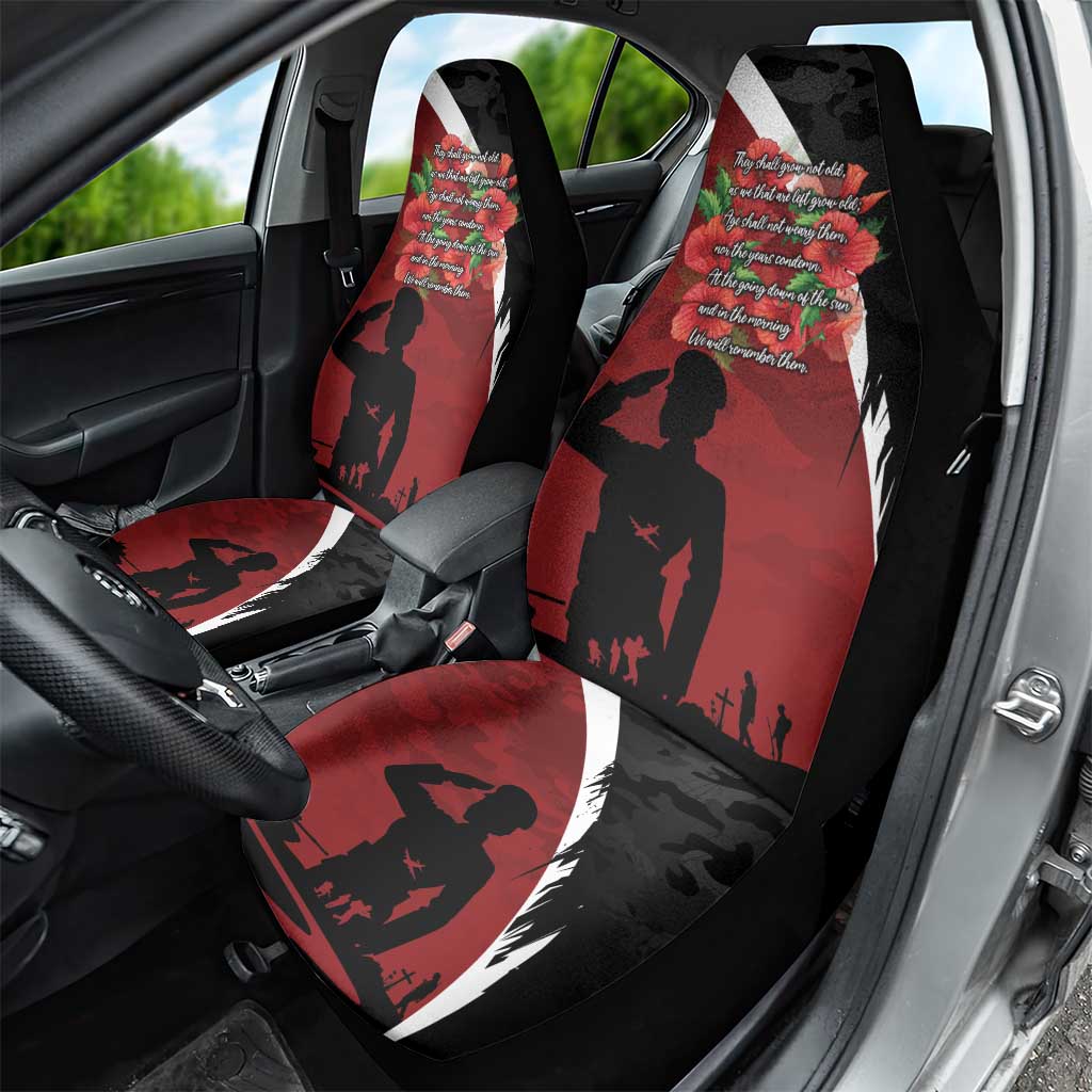 Anzac Day Women Veteran Car Seat Cover Ode of Remembrance