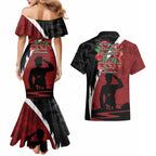 Anzac Day Women Veteran Couples Matching Mermaid Dress and Hawaiian Shirt Ode of Remembrance