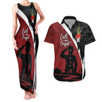 Anzac Day Women Veteran Couples Matching Tank Maxi Dress and Hawaiian Shirt Ode of Remembrance