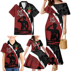 Anzac Day Women Veteran Family Matching Mermaid Dress and Hawaiian Shirt Ode of Remembrance