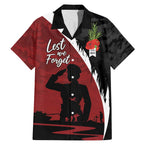 Anzac Day Women Veteran Family Matching Mermaid Dress and Hawaiian Shirt Ode of Remembrance