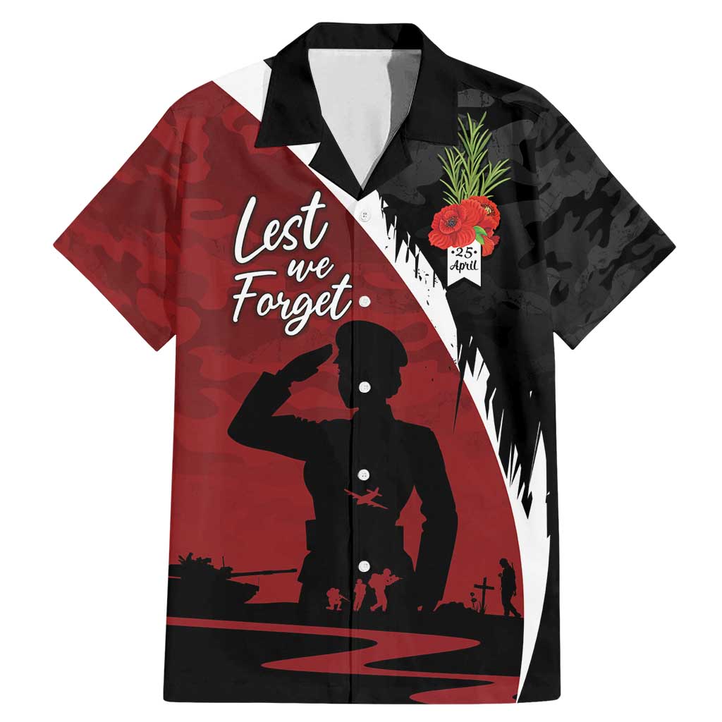 Anzac Day Women Veteran Family Matching Mermaid Dress and Hawaiian Shirt Ode of Remembrance