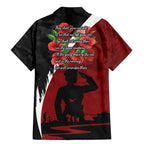 Anzac Day Women Veteran Family Matching Mermaid Dress and Hawaiian Shirt Ode of Remembrance