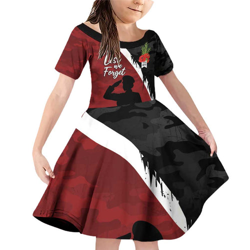 Anzac Day Women Veteran Family Matching Off Shoulder Short Dress and Hawaiian Shirt Ode of Remembrance