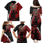 Anzac Day Women Veteran Family Matching Puletasi and Hawaiian Shirt Ode of Remembrance