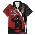 Anzac Day Women Veteran Family Matching Summer Maxi Dress and Hawaiian Shirt Ode of Remembrance