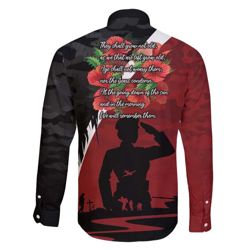 Anzac Day Women Veteran Family Matching Summer Maxi Dress and Hawaiian Shirt Ode of Remembrance
