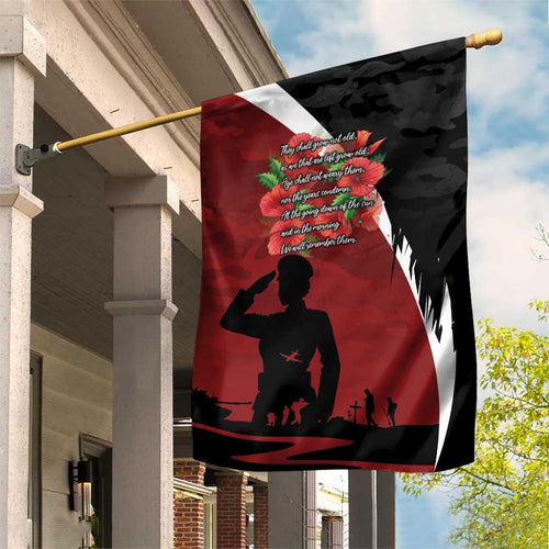 Anzac Day Women Veteran Garden Flag Ode of Remembrance