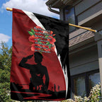 Anzac Day Women Veteran Garden Flag Ode of Remembrance