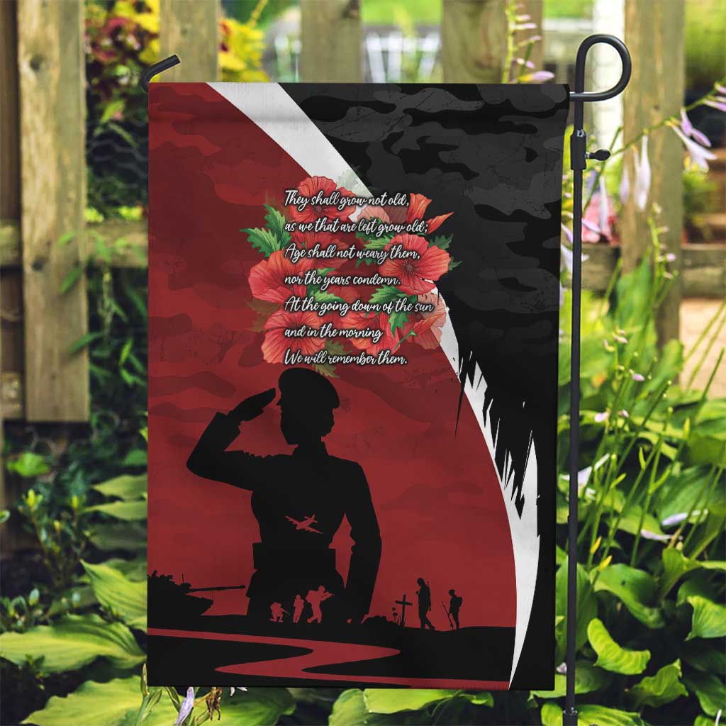 Anzac Day Women Veteran Garden Flag Ode of Remembrance