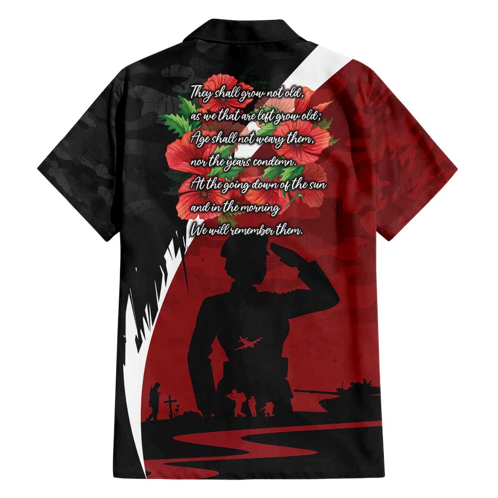 Anzac Day Women Veteran Hawaiian Shirt Ode of Remembrance
