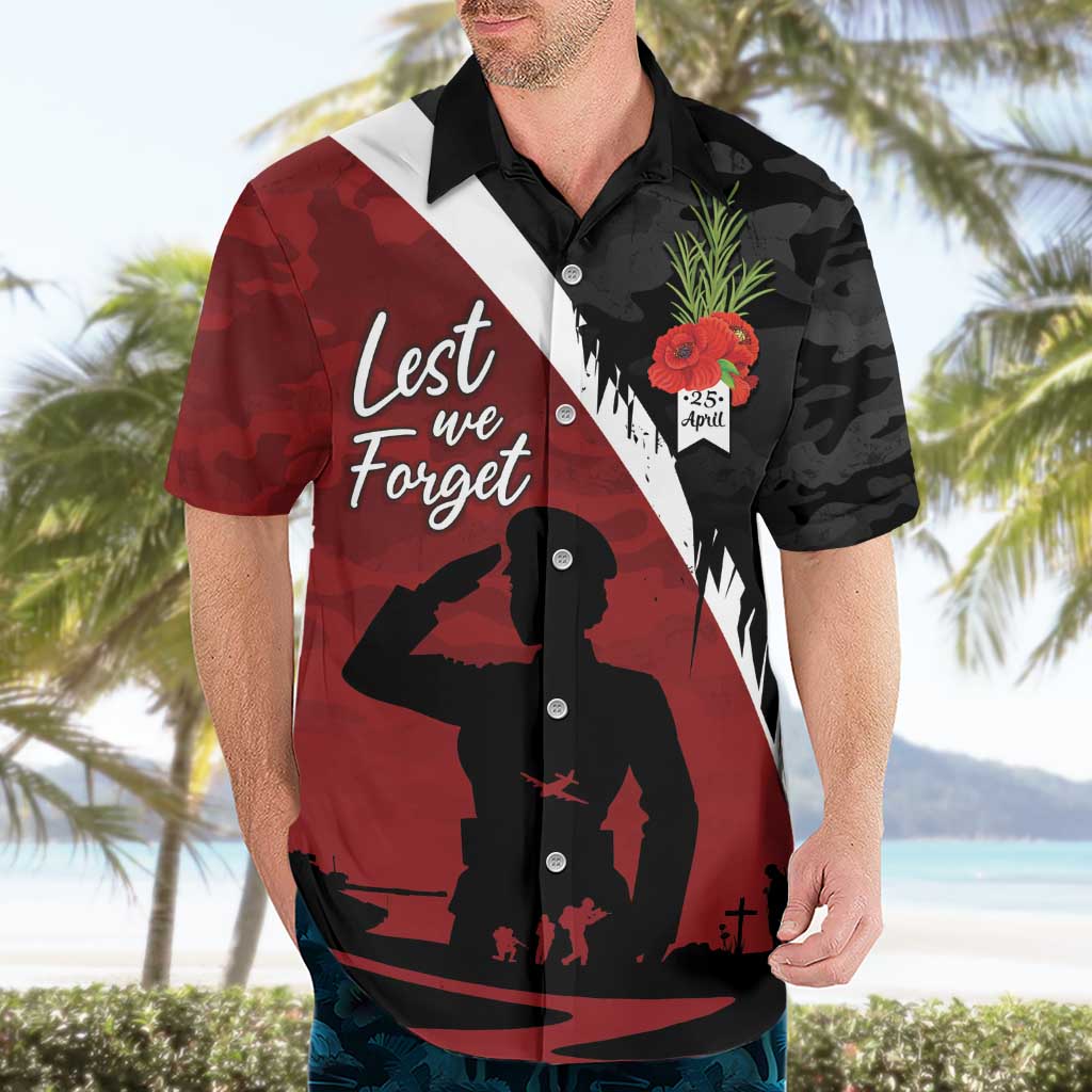 Anzac Day Women Veteran Hawaiian Shirt Ode of Remembrance