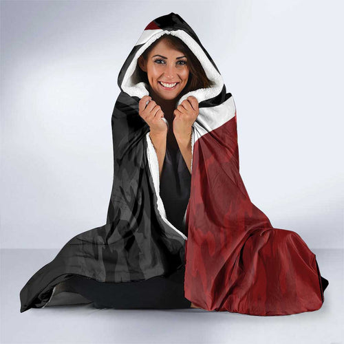 Anzac Day Women Veteran Hooded Blanket Ode of Remembrance