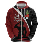 Anzac Day Women Veteran Hoodie Ode of Remembrance