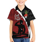 Anzac Day Women Veteran Kid Hawaiian Shirt Ode of Remembrance