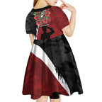Anzac Day Women Veteran Kid Short Sleeve Dress Ode of Remembrance