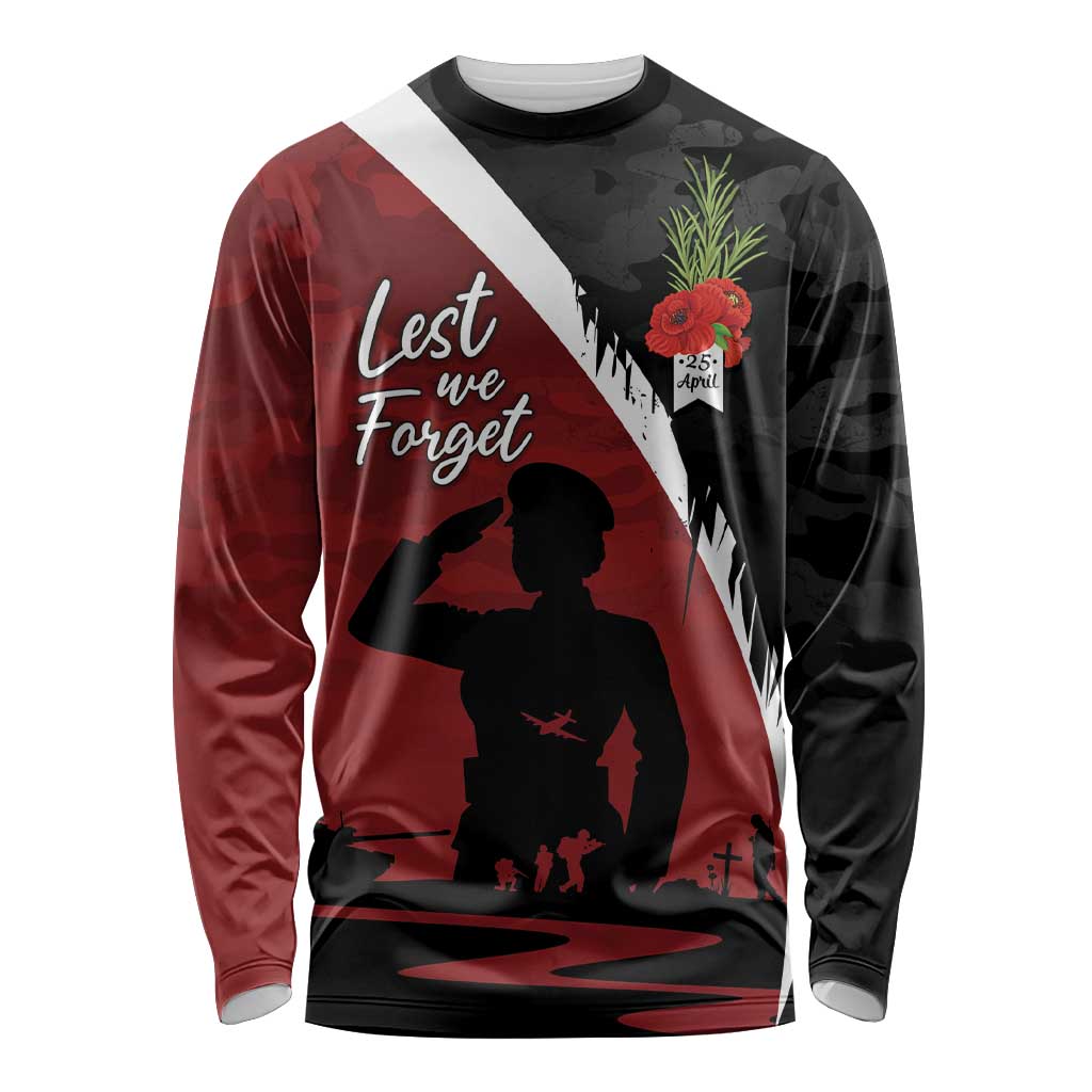 Anzac Day Women Veteran Long Sleeve Shirt Ode of Remembrance