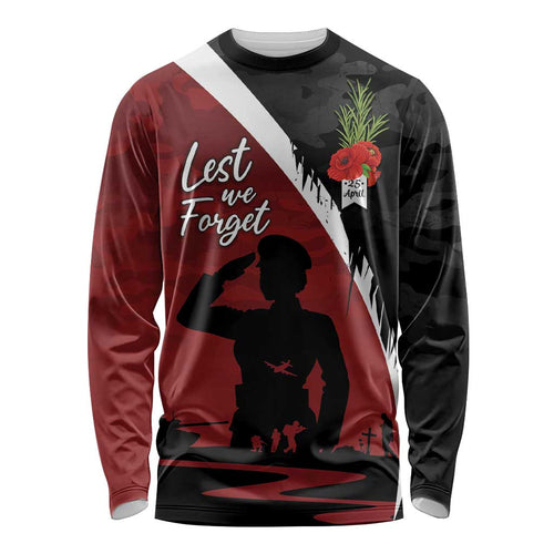 Anzac Day Women Veteran Long Sleeve Shirt Ode of Remembrance