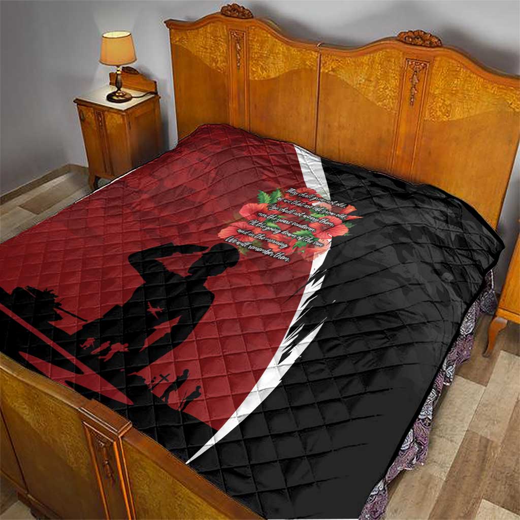 Anzac Day Women Veteran Quilt Ode of Remembrance