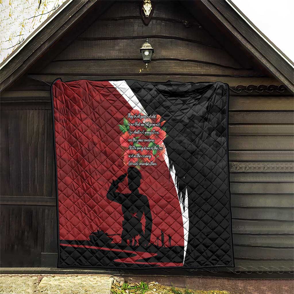 Anzac Day Women Veteran Quilt Ode of Remembrance