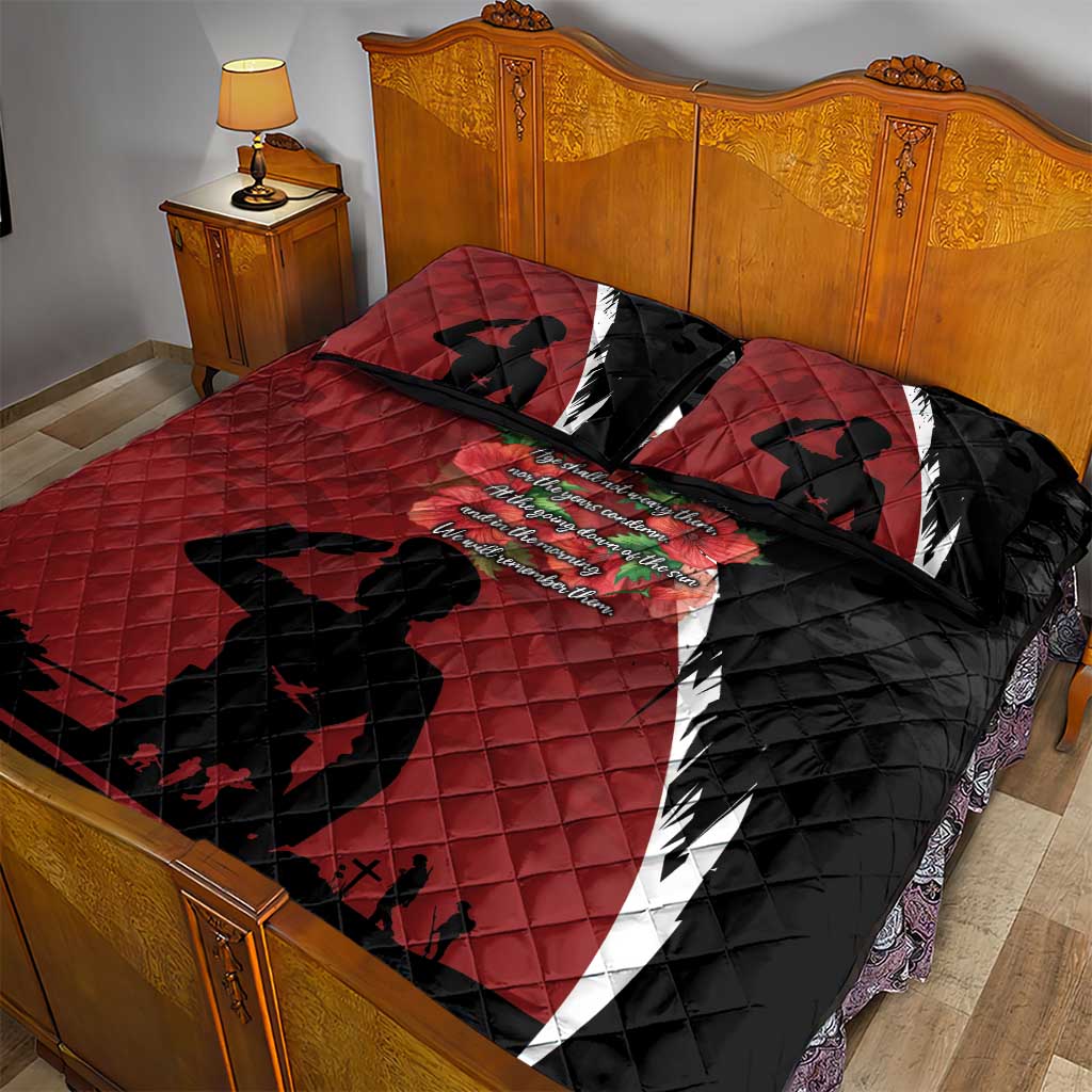 Anzac Day Women Veteran Quilt Bed Set Ode of Remembrance