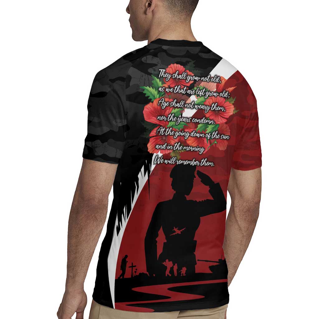 Anzac Day Women Veteran Rugby Jersey Ode of Remembrance