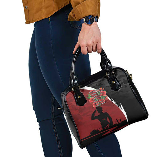 Anzac Day Women Veteran Shoulder Handbag Ode of Remembrance