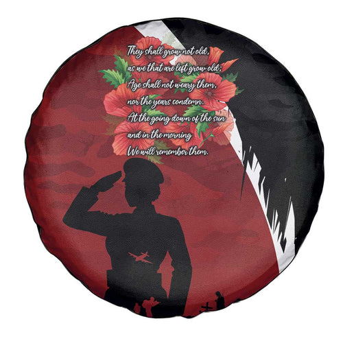 Anzac Day Women Veteran Spare Tire Cover Ode of Remembrance