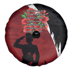 Anzac Day Women Veteran Spare Tire Cover Ode of Remembrance