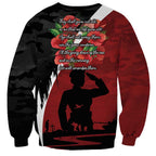 Anzac Day Women Veteran Sweatshirt Ode of Remembrance