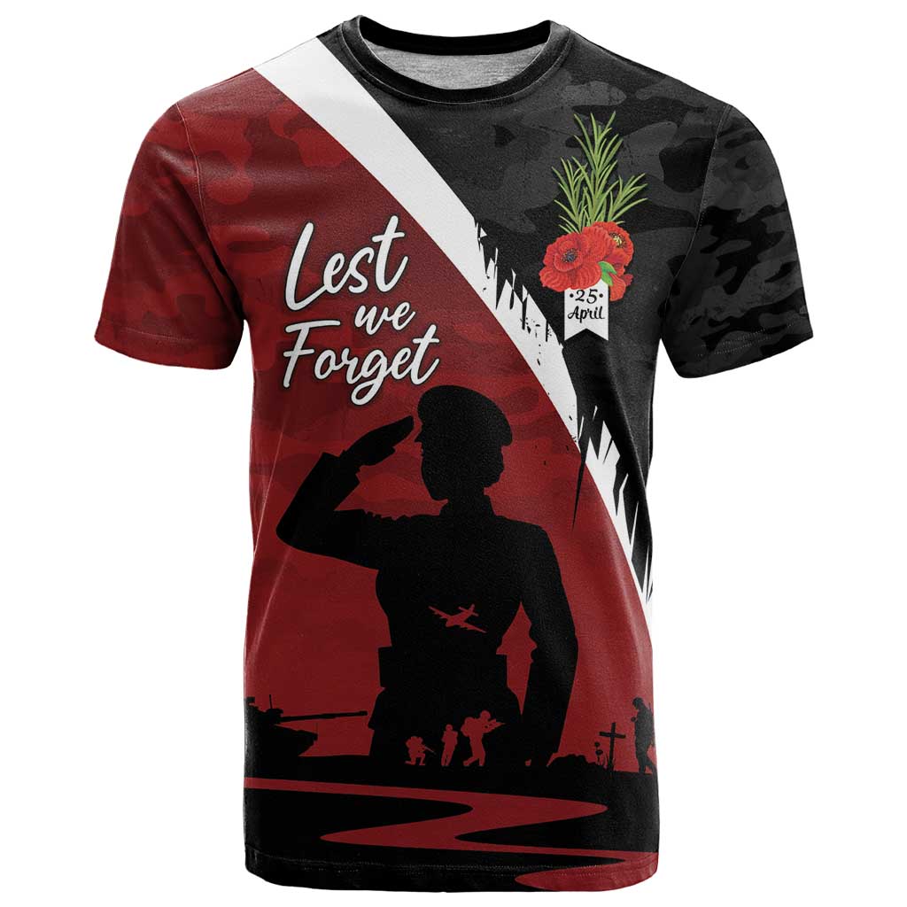 Anzac Day Women Veteran T Shirt Ode of Remembrance