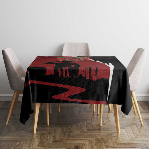 Anzac Day Women Veteran Tablecloth Ode of Remembrance