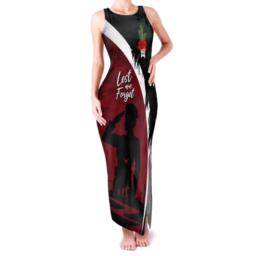 Anzac Day Women Veteran Tank Maxi Dress Ode of Remembrance