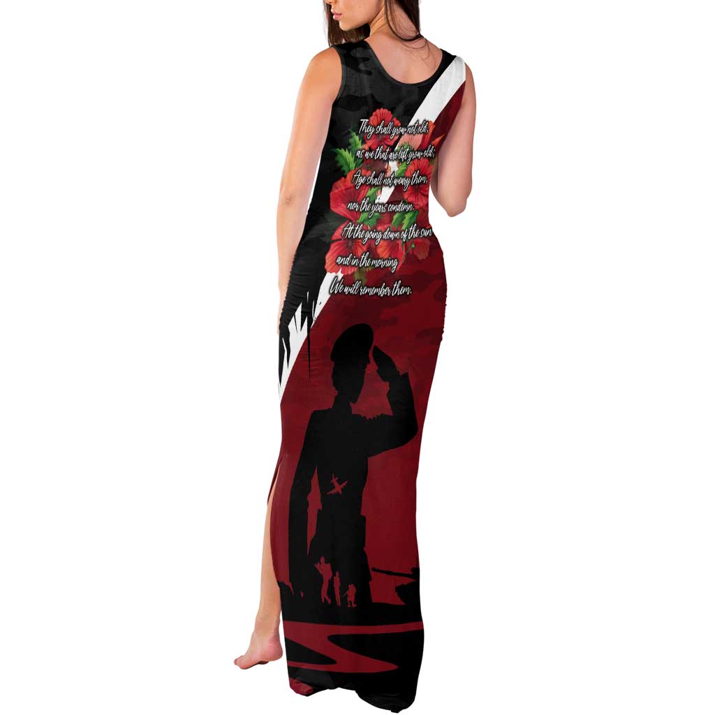 Anzac Day Women Veteran Tank Maxi Dress Ode of Remembrance