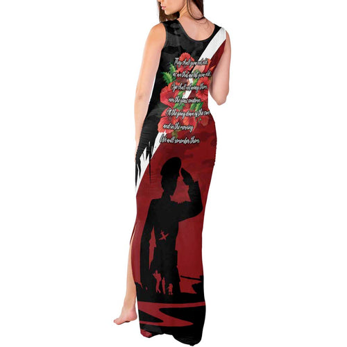 Anzac Day Women Veteran Tank Maxi Dress Ode of Remembrance