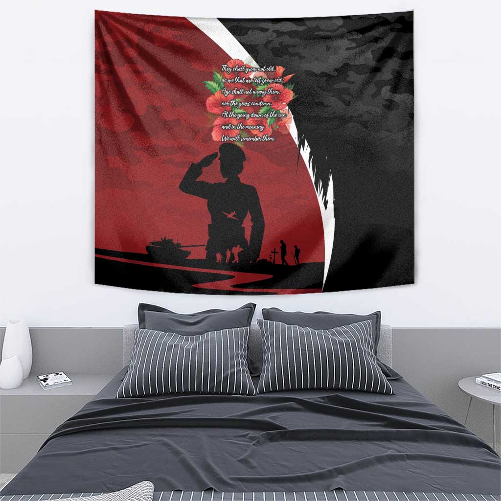 Anzac Day Women Veteran Tapestry Ode of Remembrance