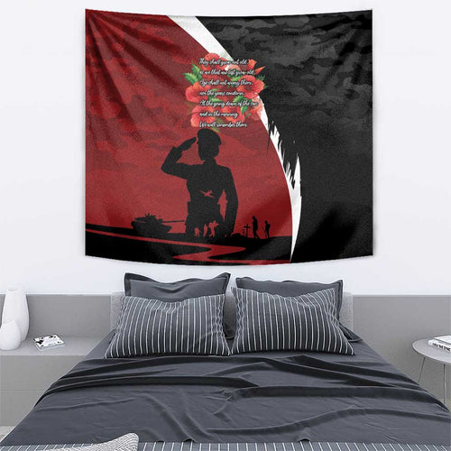 Anzac Day Women Veteran Tapestry Ode of Remembrance