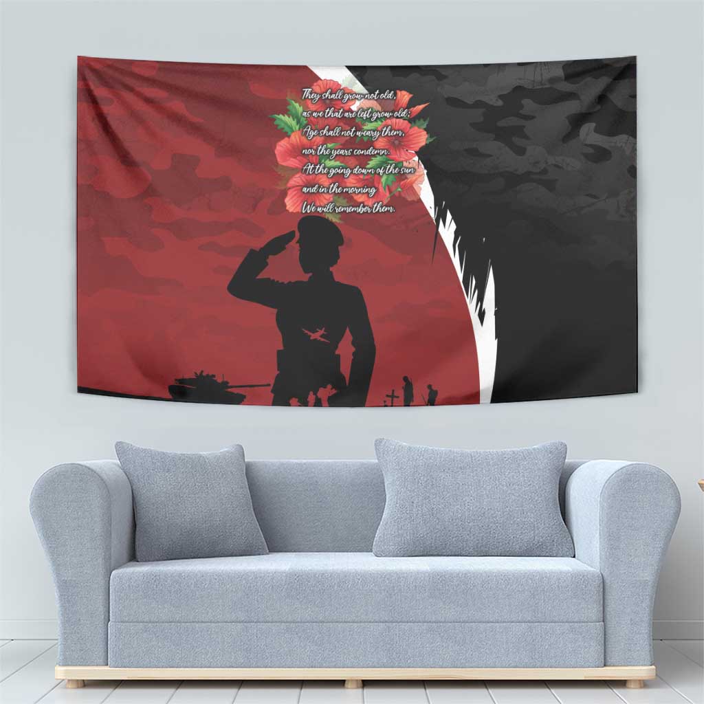 Anzac Day Women Veteran Tapestry Ode of Remembrance
