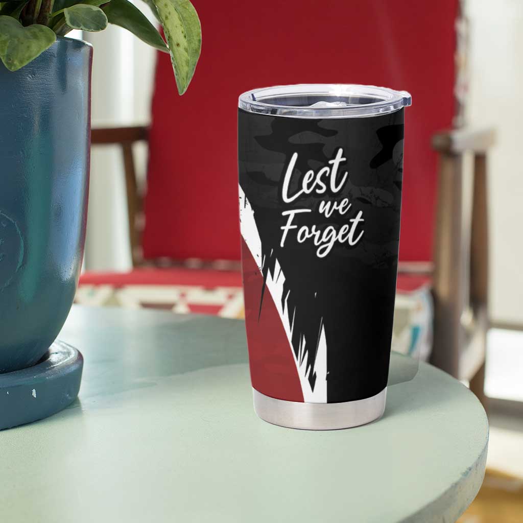 Anzac Day Women Veteran Tumbler Cup Ode of Remembrance