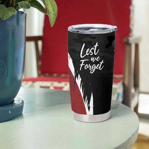 Anzac Day Women Veteran Tumbler Cup Ode of Remembrance