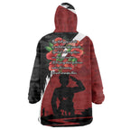 Anzac Day Women Veteran Wearable Blanket Hoodie Ode of Remembrance
