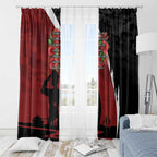 Anzac Day Women Veteran Window Curtain Ode of Remembrance