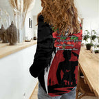 Anzac Day Women Veteran Women Casual Shirt Ode of Remembrance