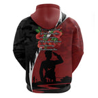 Anzac Day Women Veteran Zip Hoodie Ode of Remembrance